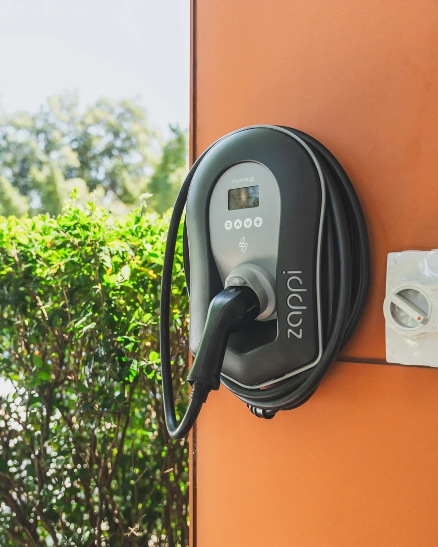 Electric vehicle charging from a home EV charging point